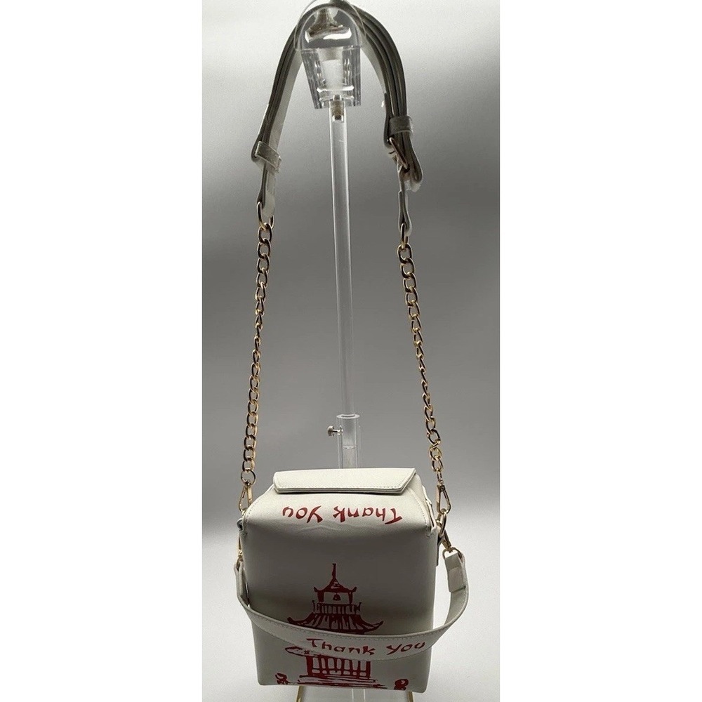 Chinese Take Out Takeout Clutch Thank‎ You BAG Purse Takeout Crossbody Bag - Picture 6 of 13